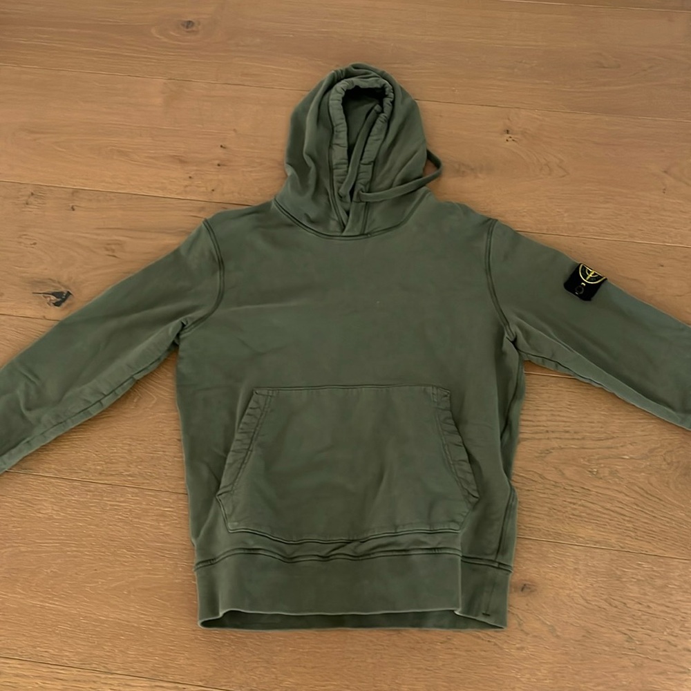 Stone Island army green hoody